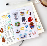 Smile Friends 校園主題 光面貼紙套組