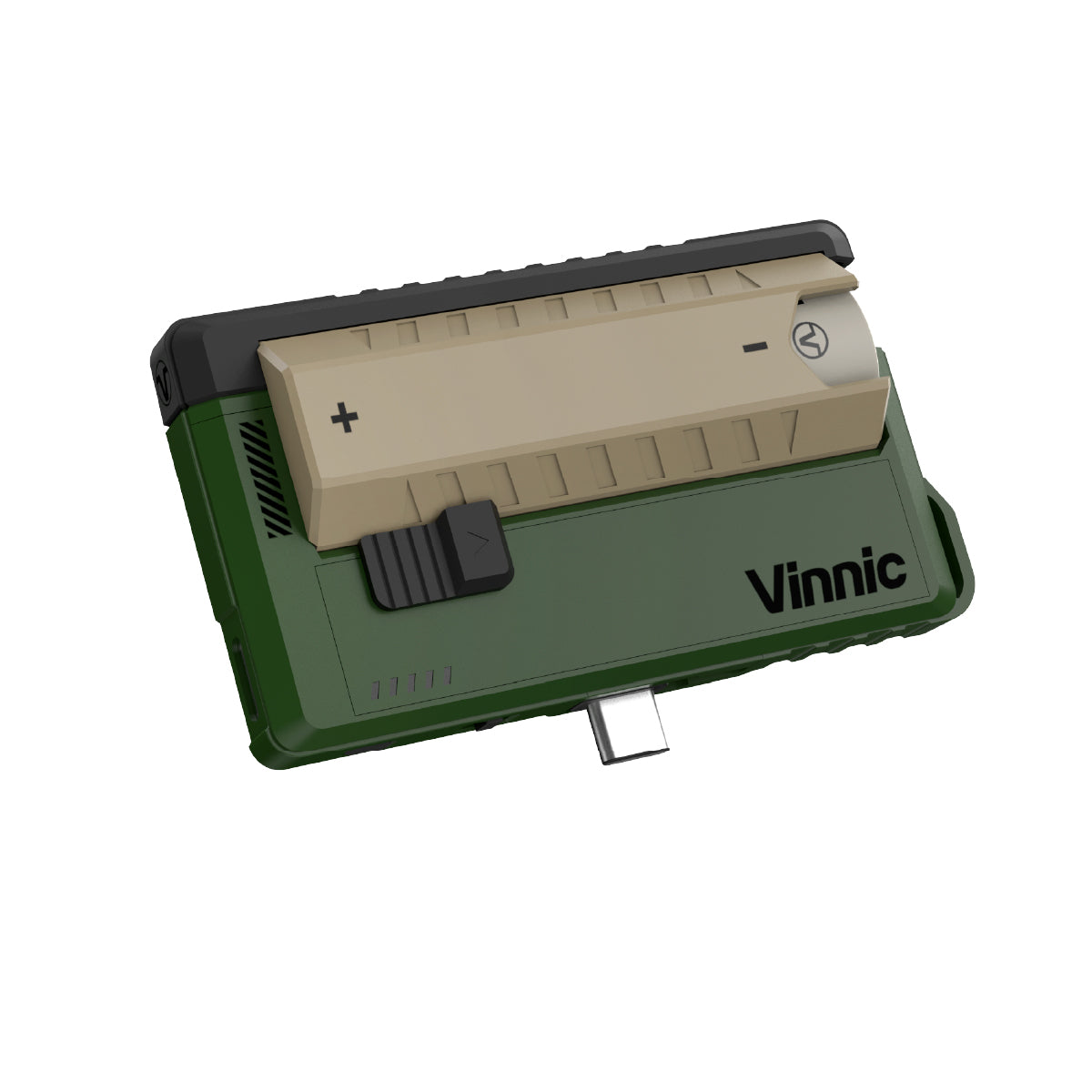 Vinnic Rendezvous 可換電直插快充套裝(22.5W)新色登場|充電器本體 ×1+21700 5000mAh 電池 ×2+電池充電座 ×1