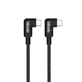 Vinnic 雙頭 L型 Type-C 充電線直角設計特寫