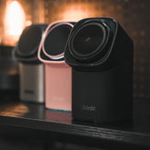 Vinnic OWL PEAK 2 3-in-1 Magnetic Wireless Charger, supporting simultaneous charging for phone, earbuds, and watch with touch-activated rotation feature