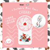Vinnic X smile Studio Portable Mini Fan with stand - Cherry