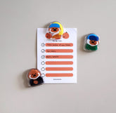 Rice Cake Puppy 名畫造型 磁石套組