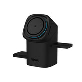 Vinnic OWL PEAK 2 3-in-1 Magnetic Wireless Charger, supporting simultaneous charging for phone, earbuds, and watch with touch-activated rotation feature