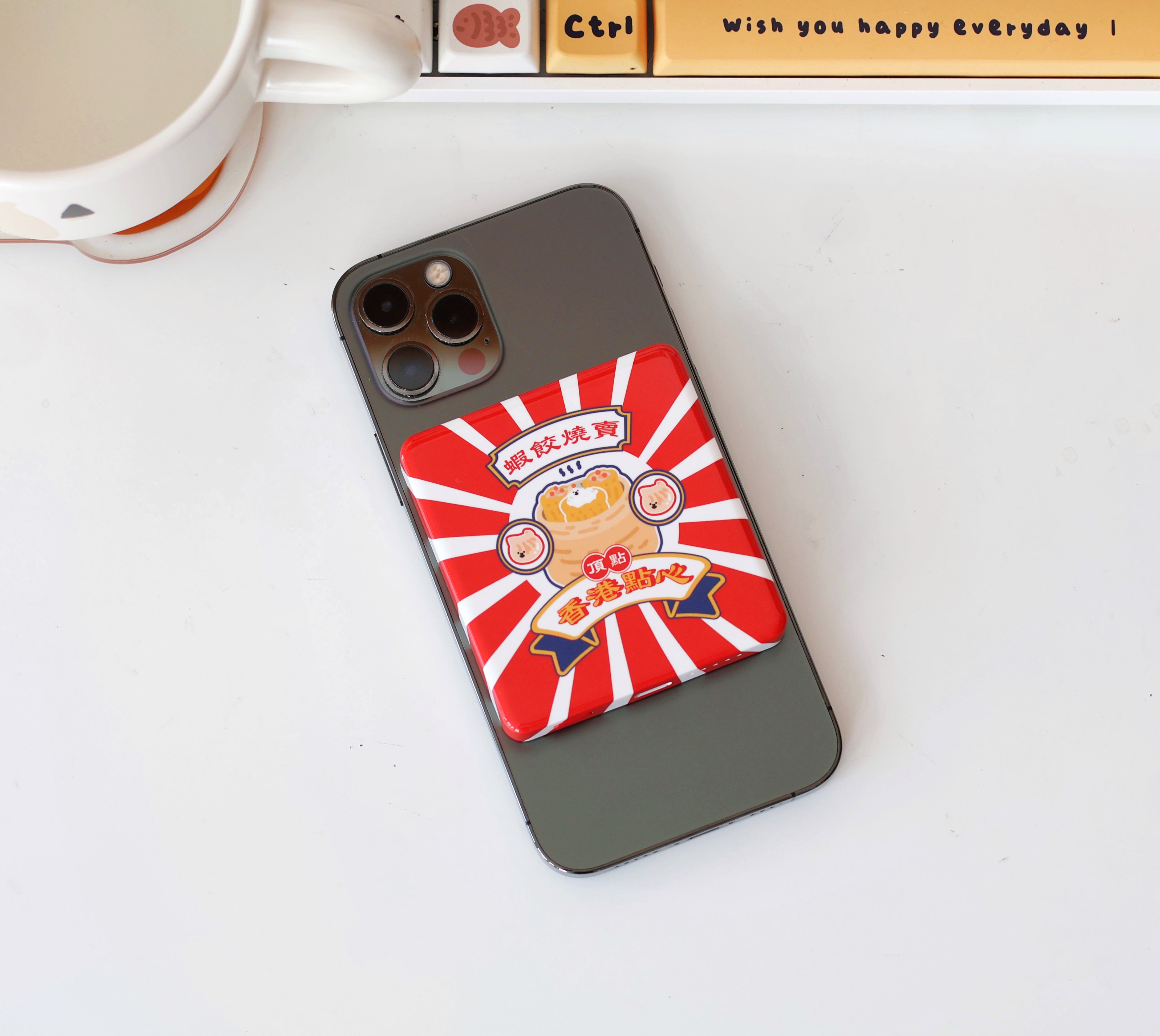 Vinnic x Smile Studio Magnetic Wireless Powerbank 4,000mAh - Hong Kong Dimsum