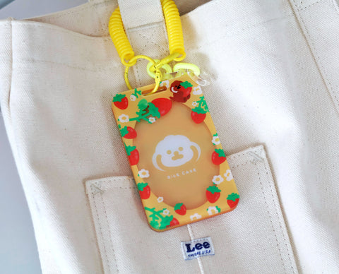 Rice Cake Puppy in Spring Card Holder