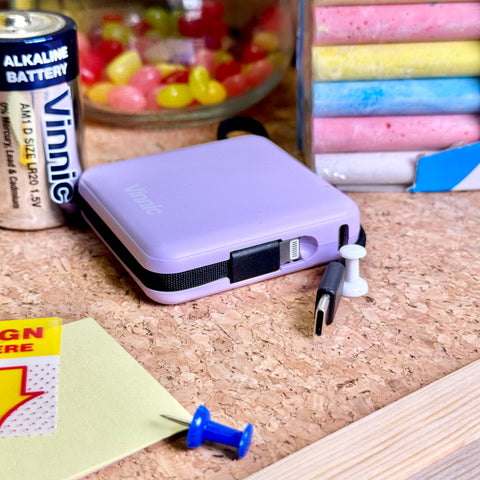 Vinnic DAMAVAND 5000mAh 自帶雙線迷你充電器