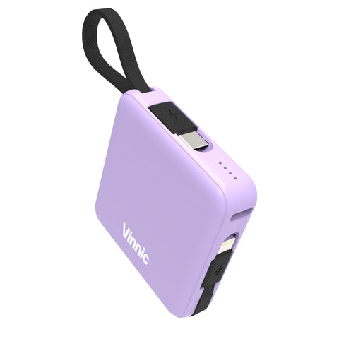 Vinnic DAMAVAND 5000mAh 自帶雙線迷你充電器