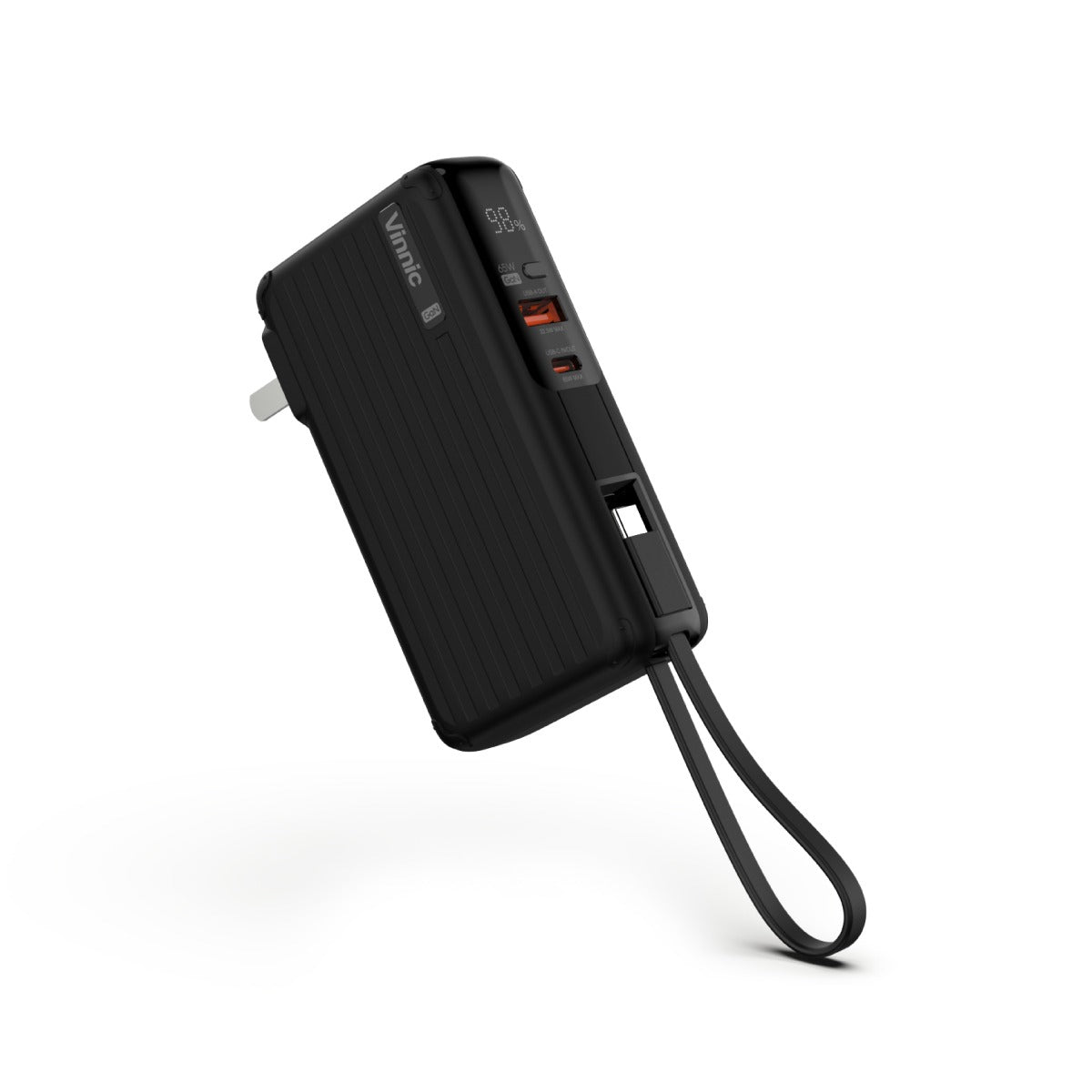  PANGPOCHE 3-in-1 Multi Function 10,000mAh 65W PD PowerCharger + Travel Adaptor