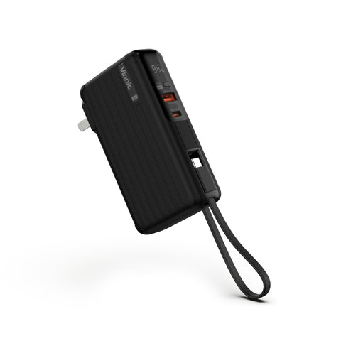  PANGPOCHE 3-in-1 Multi Function 10,000mAh 65W PD PowerCharger + Travel Adaptor