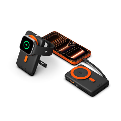 Vinnic Mount Chester 10,000mAh 6合1磁吸行動電源｜15W無線＋USB‑C 22.5W