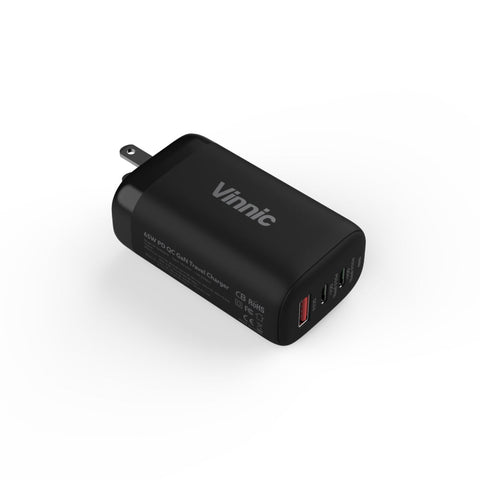 Vinnic GaNgapurna 65W PD QC GaN Travel Charger