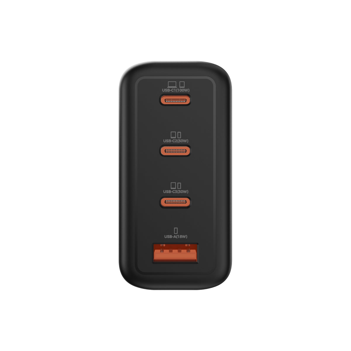 Vinnic GaNgapurna 100W GaN 旅行充電器，帶美國 歐盟 英國 插頭