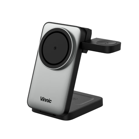 Vinnic TRIVOR 2 3-in-1 Foldable Magnetic Wireless Charging Dock, Up to 15W