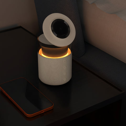 Vinnic Smoky Dome 5-IN-1 Wireless Charging Dock with BT Speaker (LOG-ON exclusive)