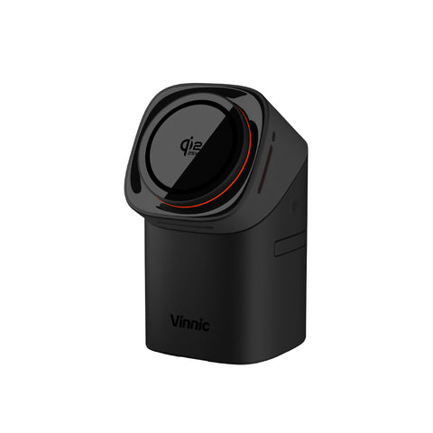 Vinnic OWL PEAK 3 磁吸無線充電座 | Qi2.2 25W 快充、支援 Apple/Samsung 雙系統手錶
