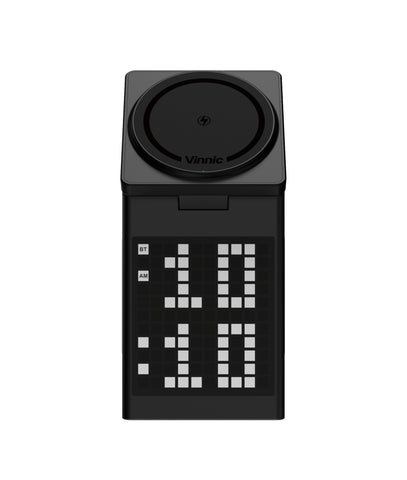 Vinnic Spickard 5 合 1 像素藝術無線充電座，結合無線充電和藍牙揚聲器的創新設計。兼容多種設備，讓您隨時隨地享受充電和音樂的樂趣。立即購買，提升您的科技生活！
