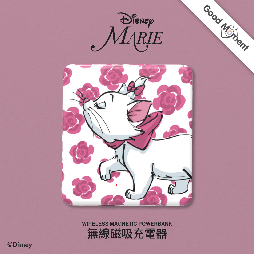 【LIMITED EDITION】Disney Magnetic Wireless Powerbank - Marie Pink