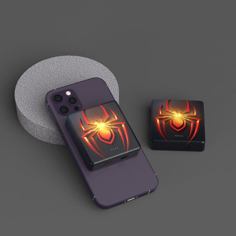 【LIMITED EDITION】Marvel Magnetic Wireless Powerbank - Spider Man Logo