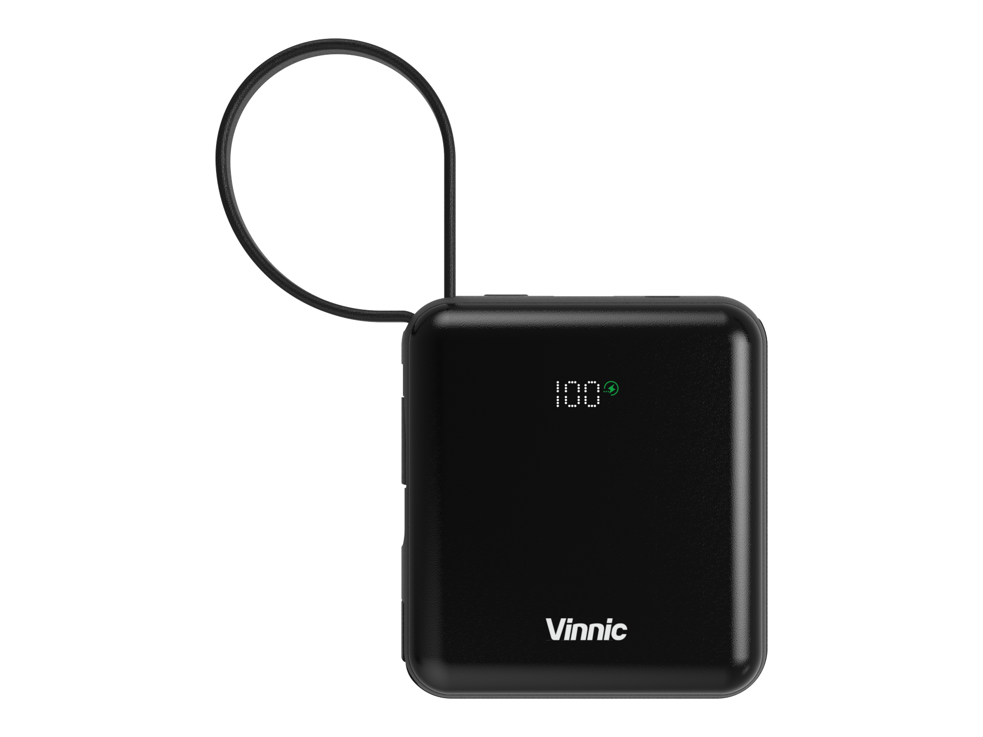 [Combo Deal] Vinnic Damavand Fast Charge 10,000mAh Built-in Cables PD QC Powerbank - Graphite & Navy
