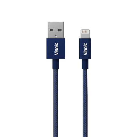 Vinnic USB-A to MFi Lightning Cable - NavyMFi Lightning Cable - NavyVinnic Power