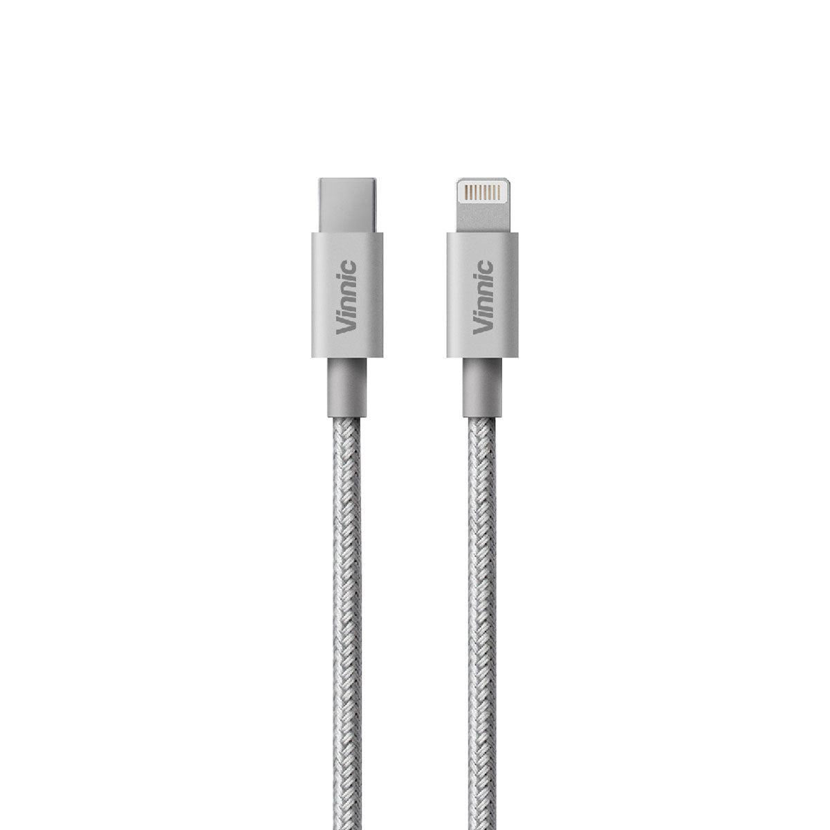 Vinnic USB-C to MFi Lightning Cable - L- IronMFi Lightning Cable -Vinnic Power