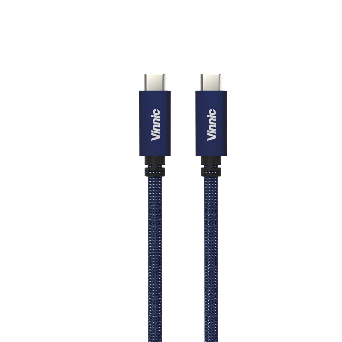 Vinnic USB-C to USB-C 支援8K影像輸出 傳輸充電線 - 海軍藍
